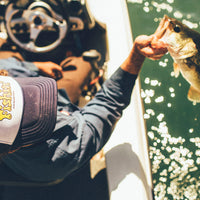 Keep On Fishin' Trucker Hat | Navy/White