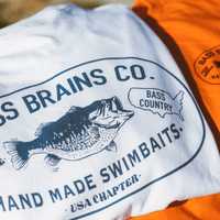 Catch and Release Tee White/Navy