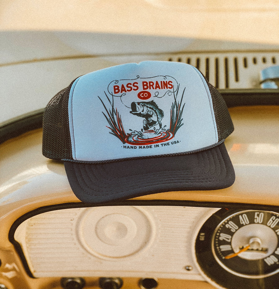 Zim Reeds Hat REEDS Trucker Hat I Navy/White – bass brains
